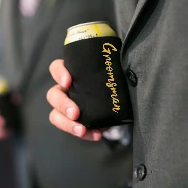 Bachelor Party Favors Can Cooler Sleeves Beer Can